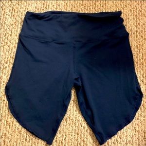 Navy Biker Shorts